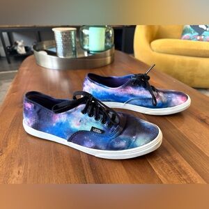 Vans Galaxy Cosmic Blue and Purple Sneakers